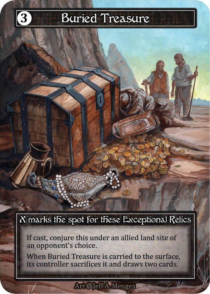 Buried Treasure (Foil), Foil, front