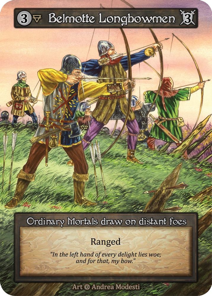 Belmotte Longbowmen (Preconstructed Deck), Standard, front