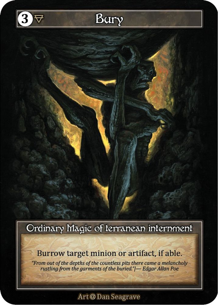 Bury (Foil), Foil, front