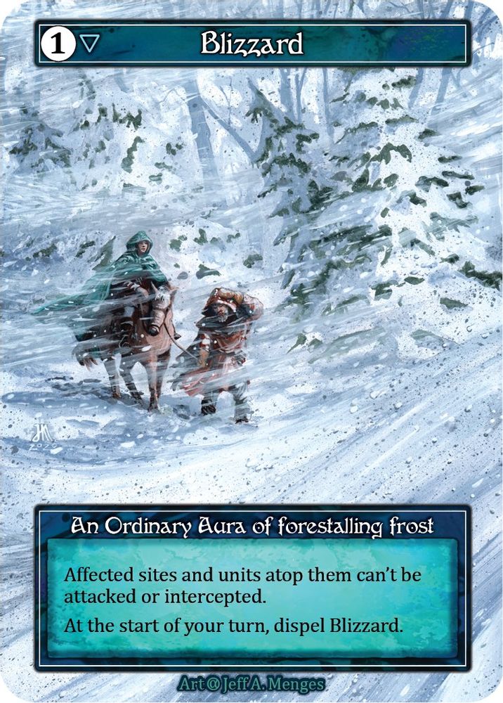 Blizzard (Foil), Foil, front