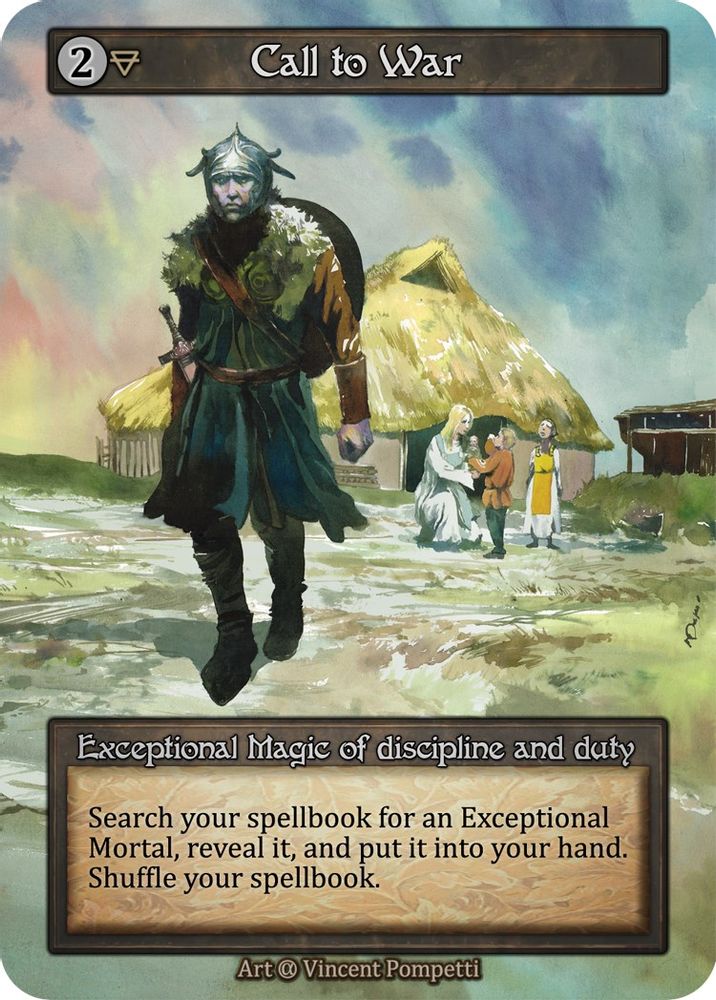 Call to War, Standard, front