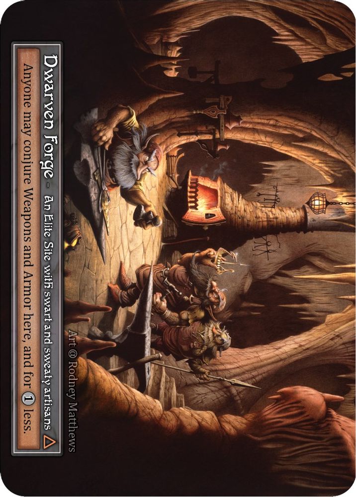 Dwarven Forge (Foil), Foil, front