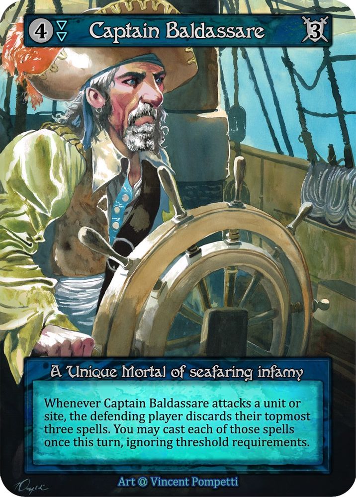 Captain Baldassare, Standard, front