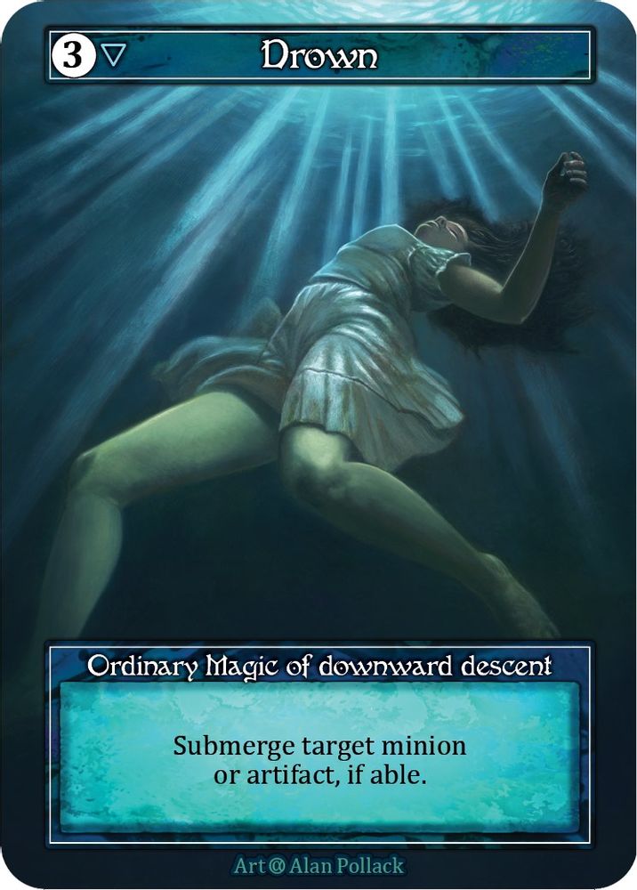 Drown (Foil), Foil, front