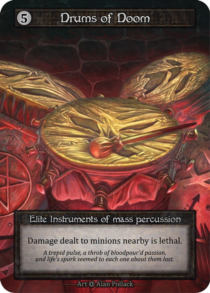 Drums of Doom (Preconstructed Deck), Standard, front