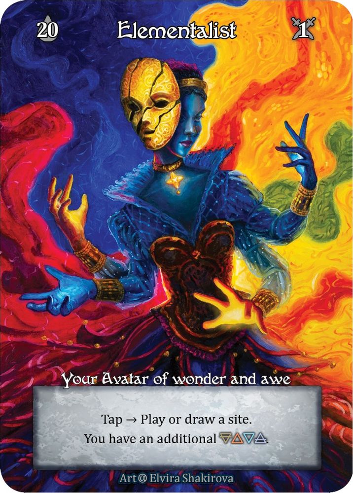 Elementalist (Foil), Foil, front