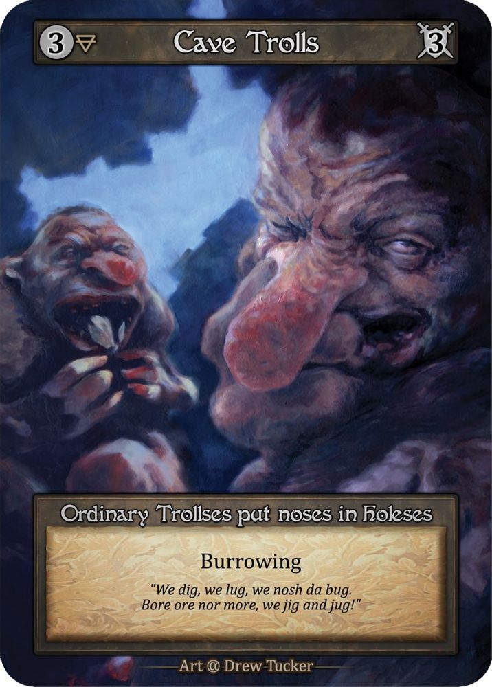 Cave Trolls (Preconstructed Deck), Standard, front