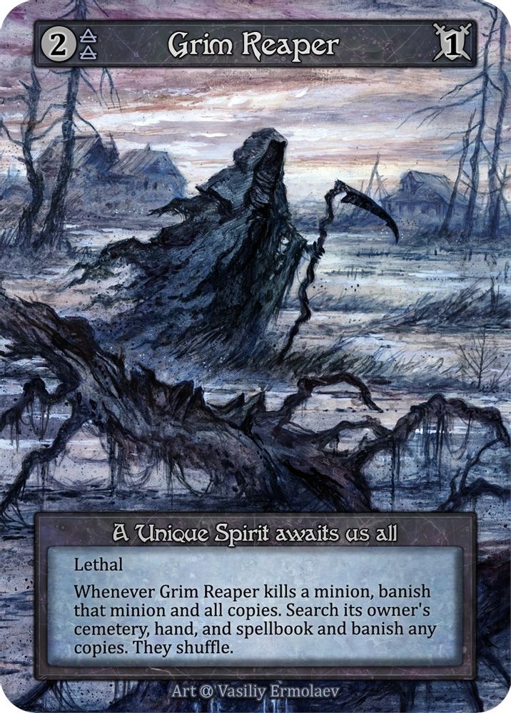Grim Reaper, Standard, front
