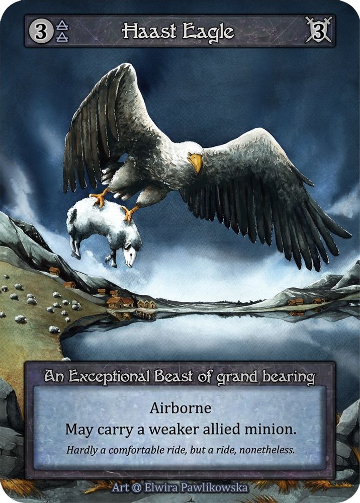 Haast Eagle, Standard, front