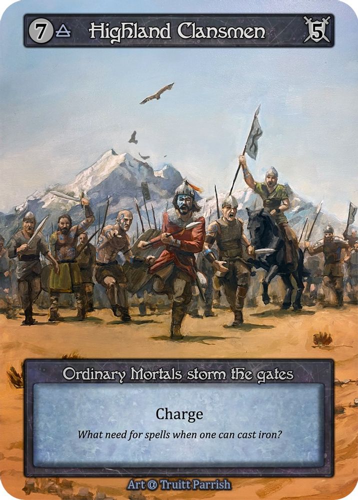 Highland Clansmen, Standard, front