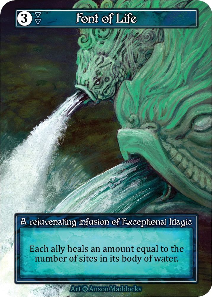 Font of Life (Foil), Foil, front