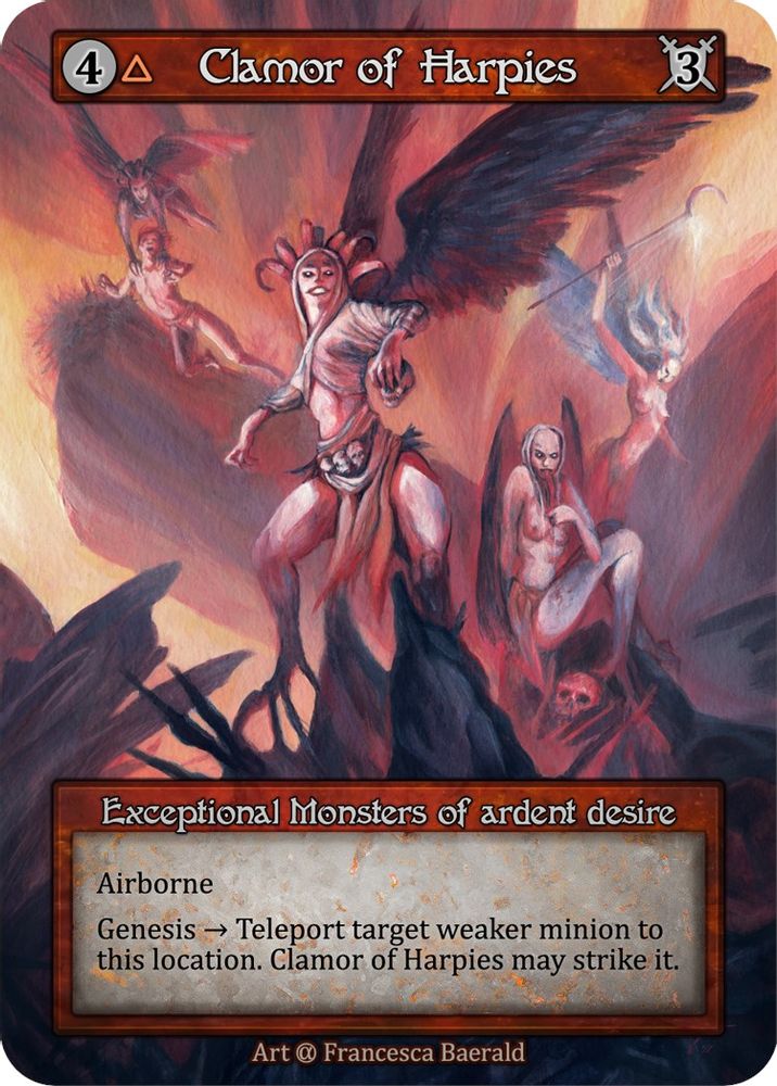 Clamor of Harpies, Standard, front