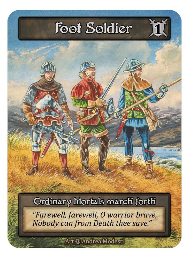 Foot Soldier (2) (Box Topper), Standard, front