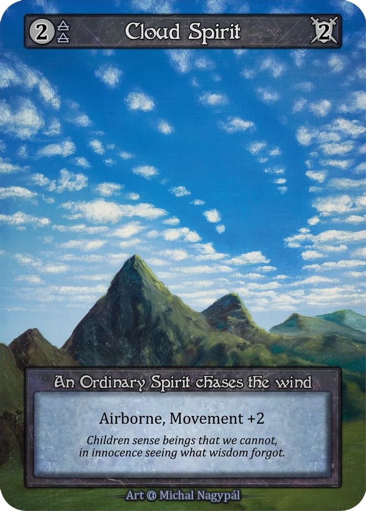 Cloud Spirit (Preconstructed Deck), Standard, front