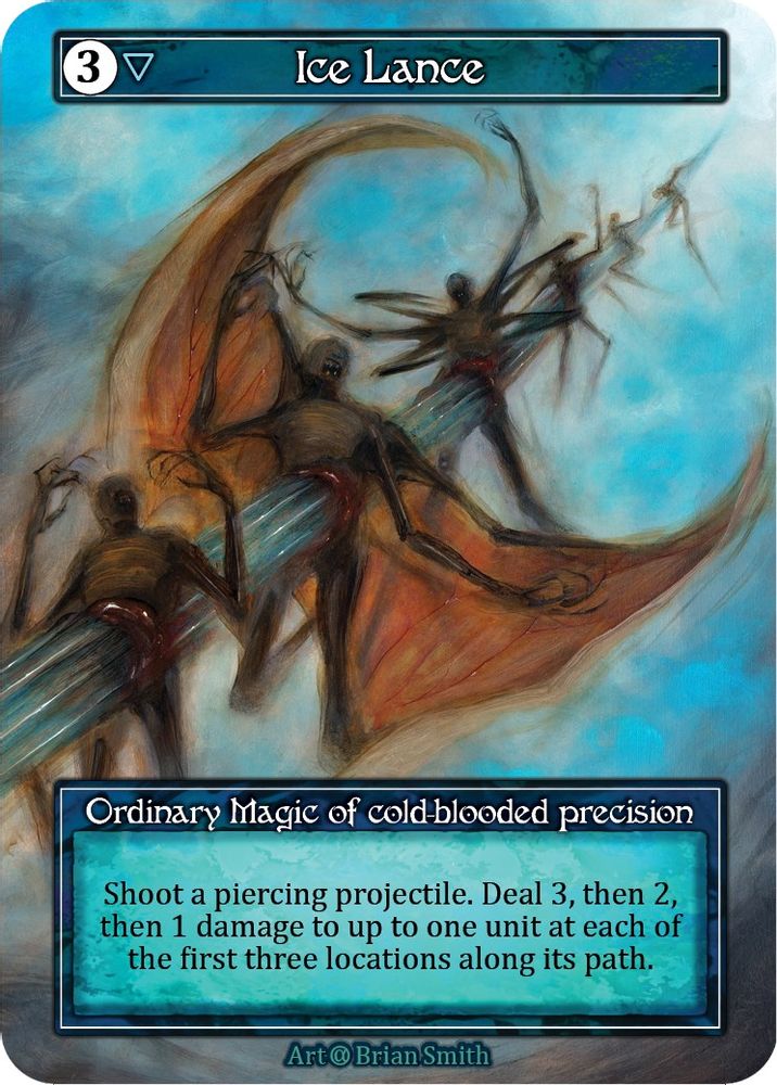 Ice Lance (Foil), Foil, front