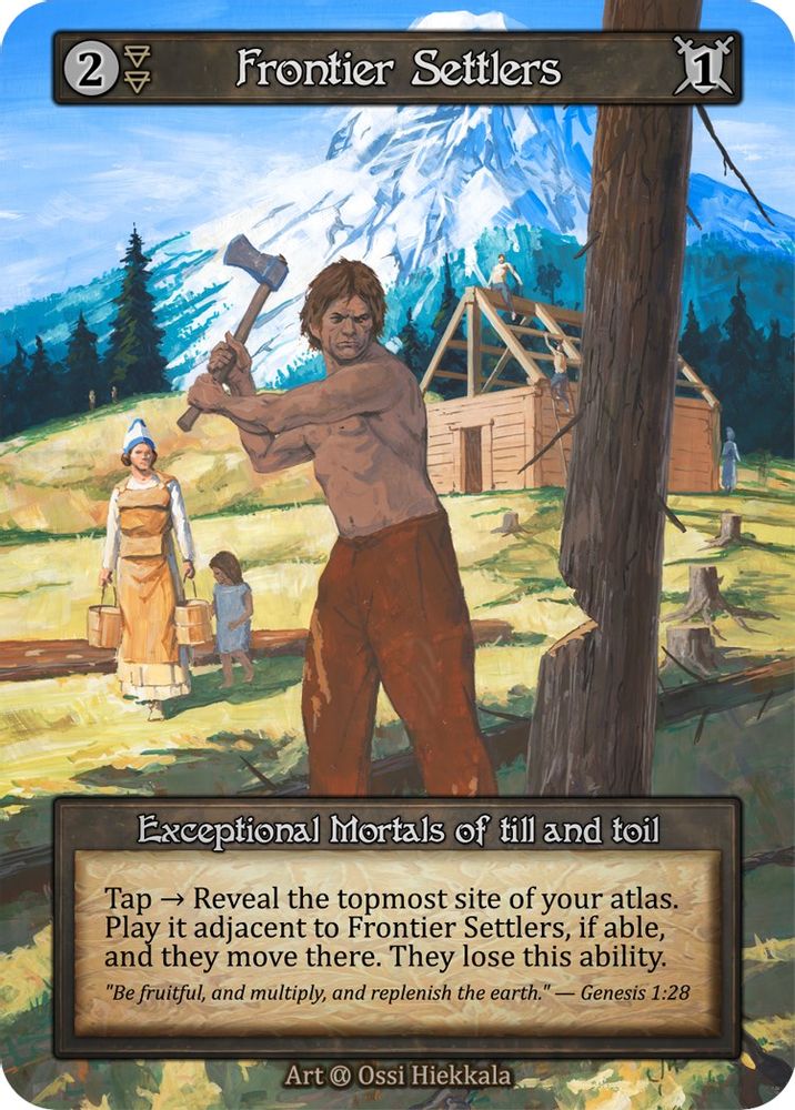 Frontier Settlers, Standard, front