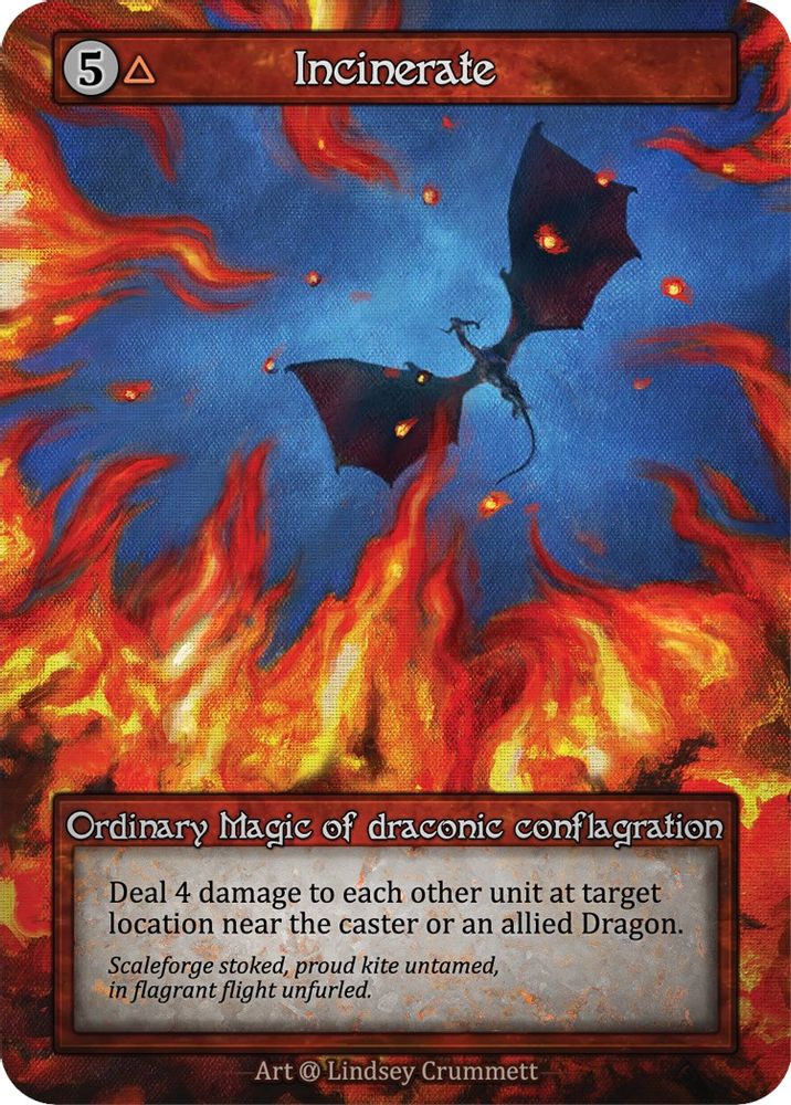 Incinerate (Preconstructed Deck), Standard, front