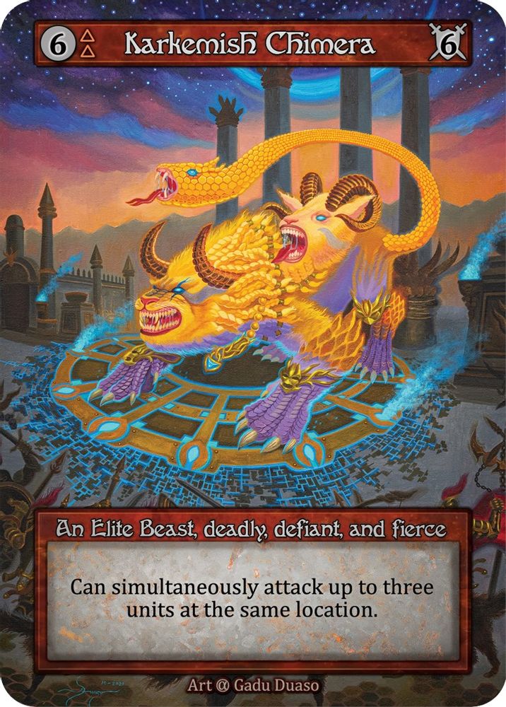 Karkemish Chimera, Standard, front