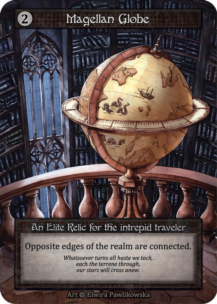 Magellan Globe, Standard, front
