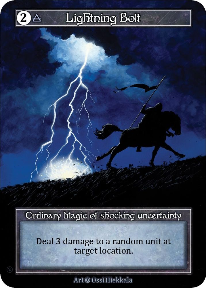 Lightning Bolt (Foil), Foil, front