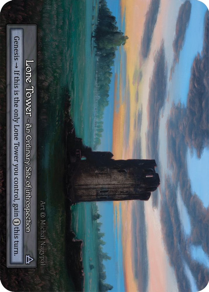 Lone Tower, Standard, front