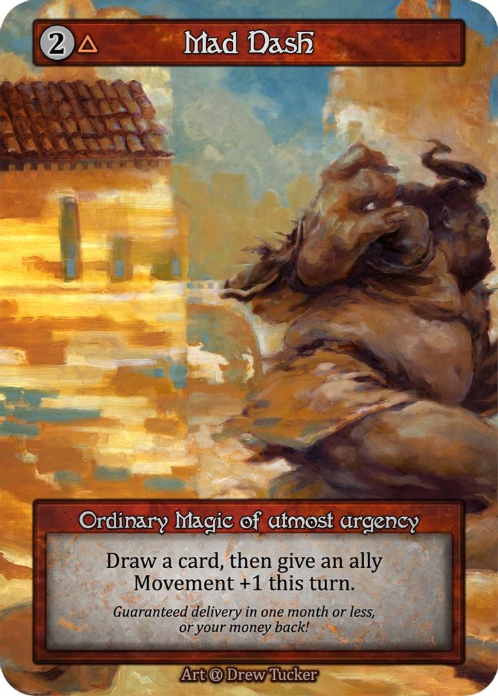 Mad Dash, Standard, front