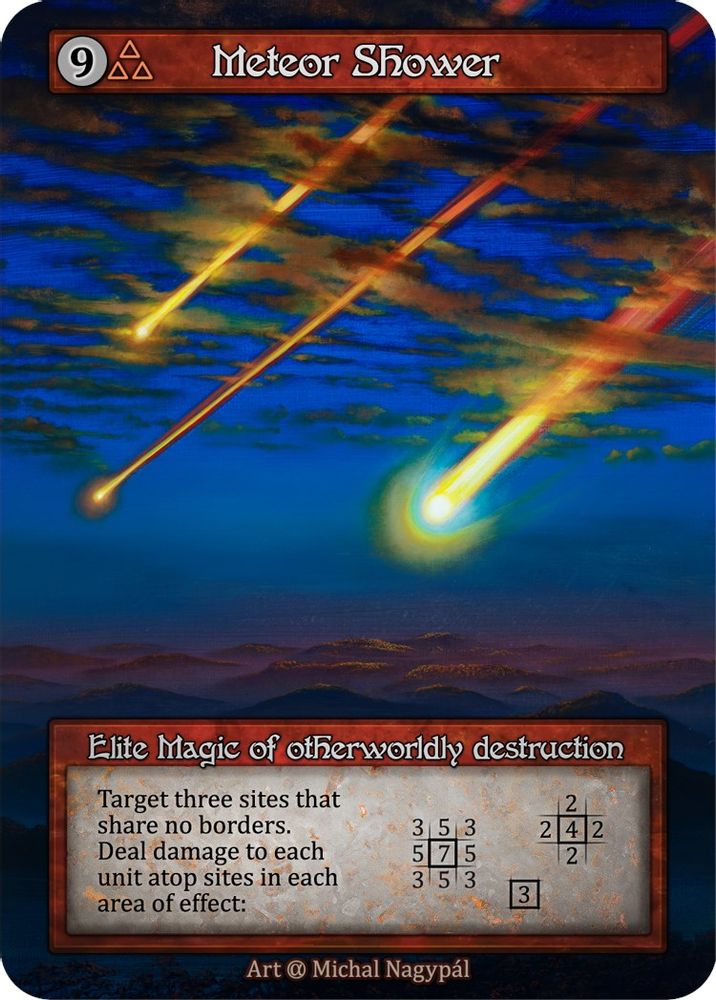 Meteor Shower, Standard, front