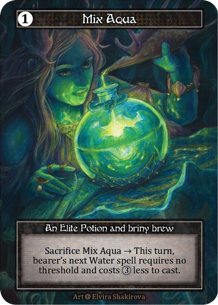 Mix Aqua (Foil), Foil, front