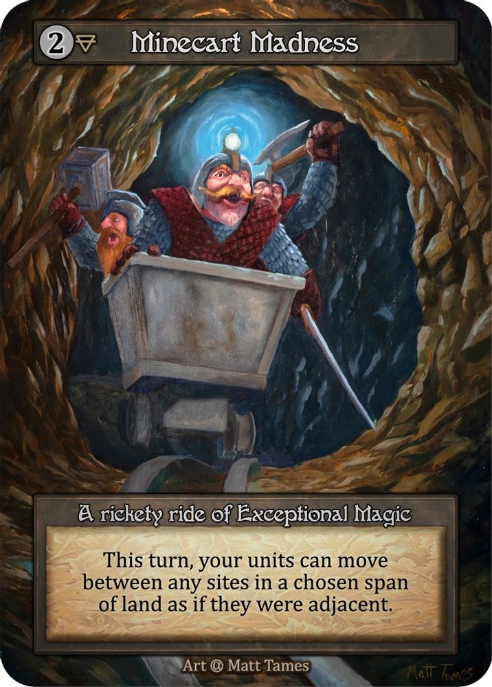 Minecart Madness, Standard, front