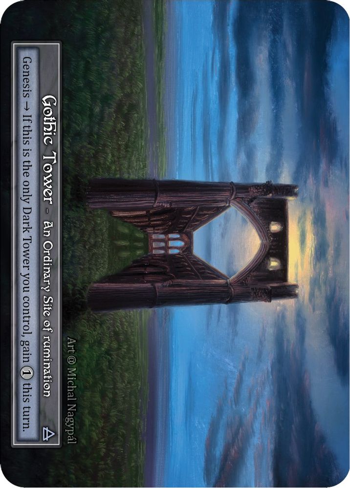 Gothic Tower (Foil), Foil, front