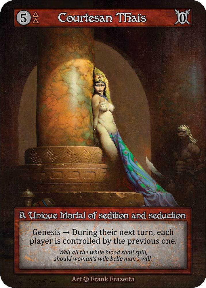 Courtesan Thaïs, Standard, front