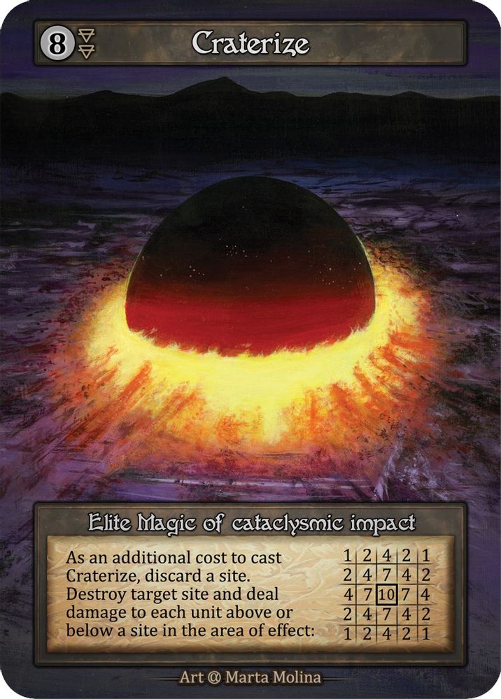 Craterize (Preconstructed Deck), Standard, front