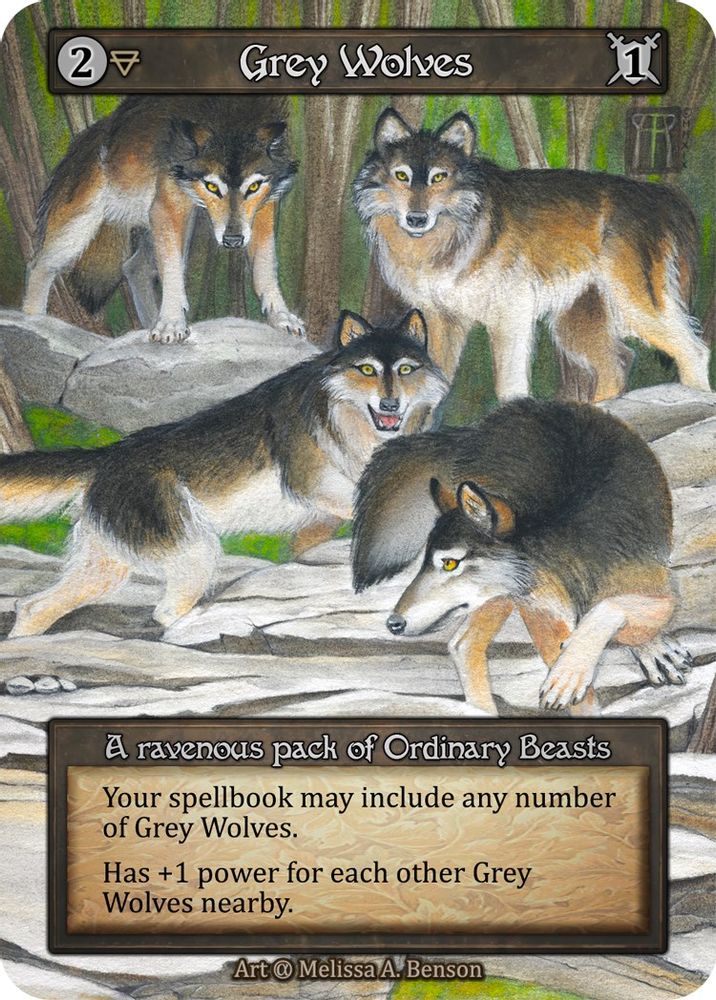 Grey Wolves, Standard, front