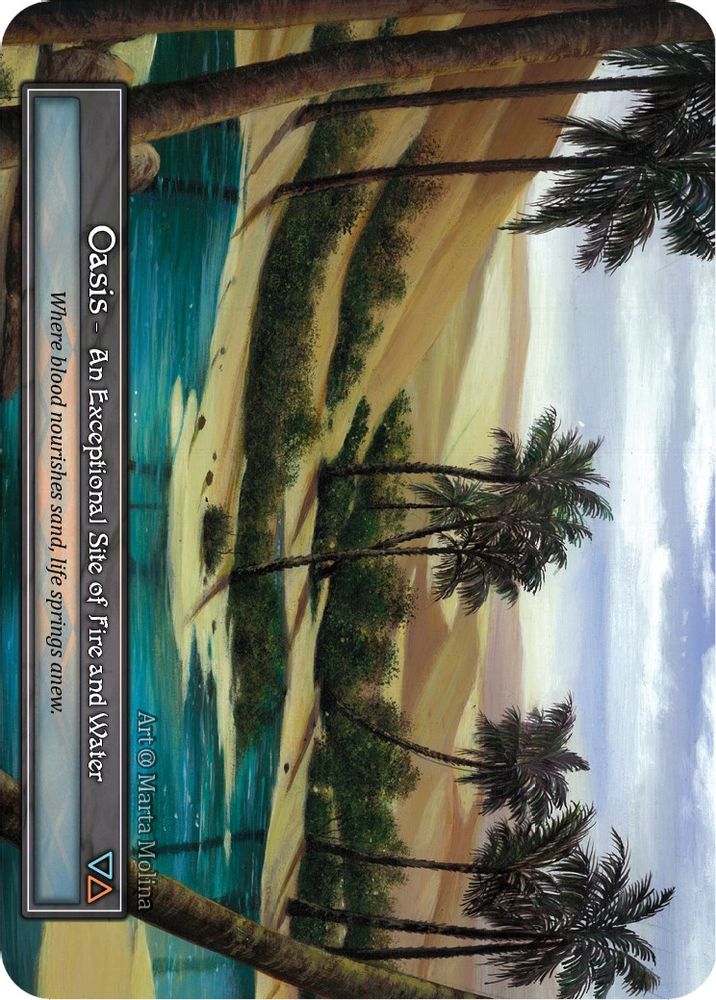 Oasis (Foil), Foil, front