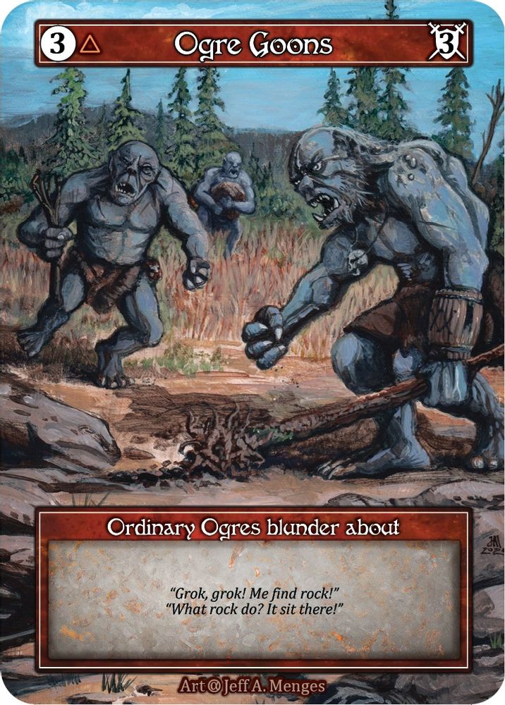 Ogre Goons (Foil), Foil, front