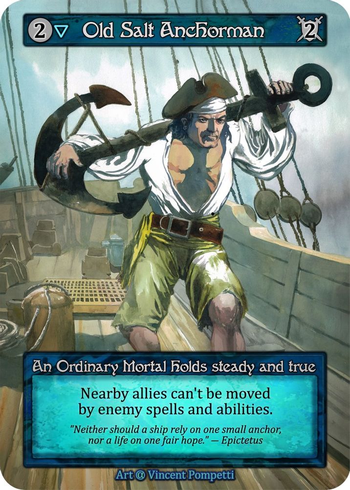 Old Salt Anchorman, Standard, front