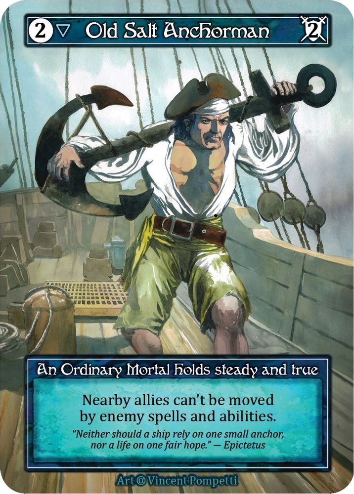 Old Salt Anchorman (Foil), Foil, front