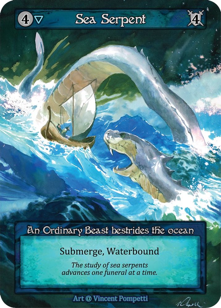 Sea Serpent (Preconstructed Deck), Standard, front