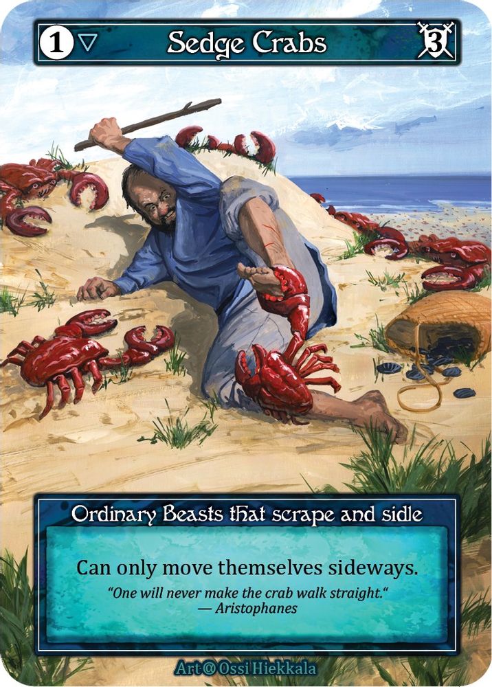 Sedge Crabs (Foil), Foil, front