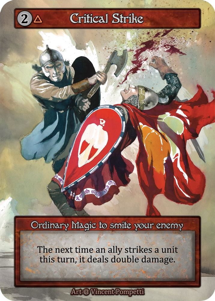 Critical Strike, Standard, front