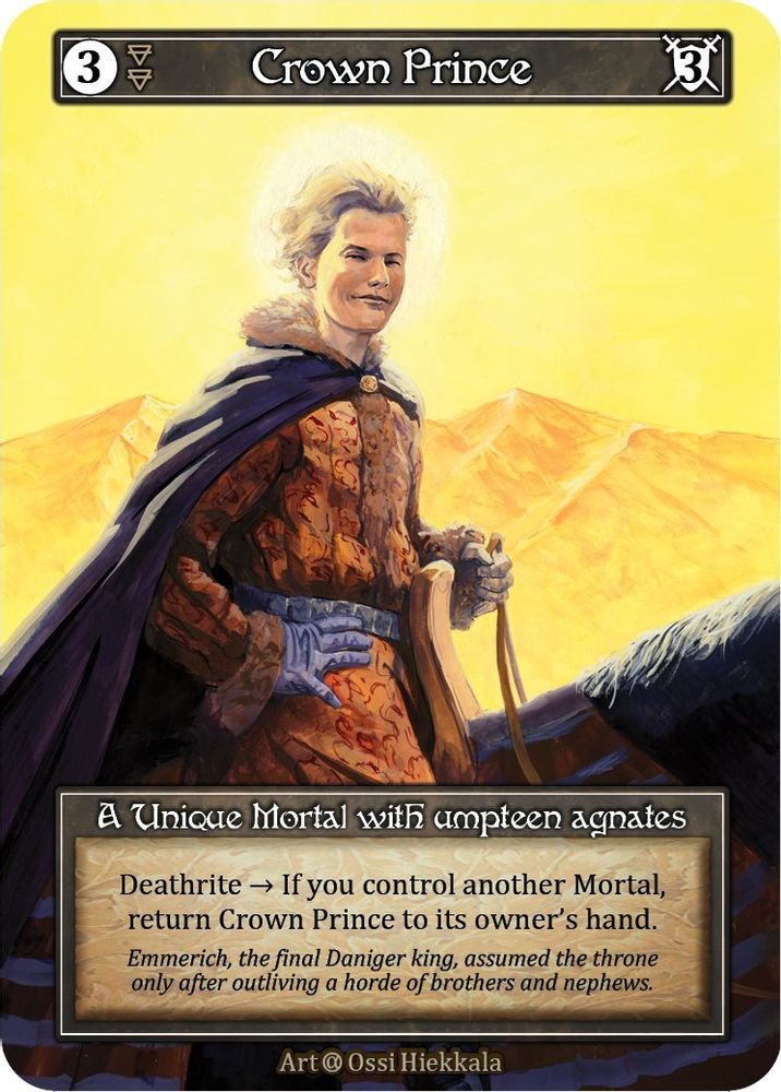 Crown Prince (Foil), Foil, front