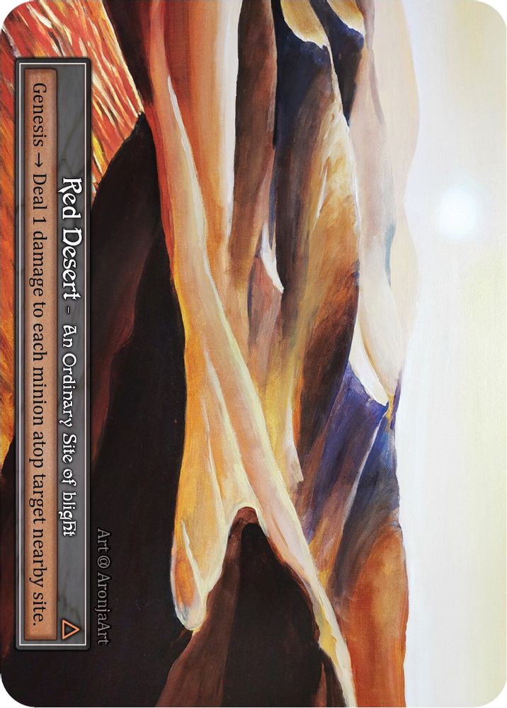 Red Desert (Foil), Foil, front