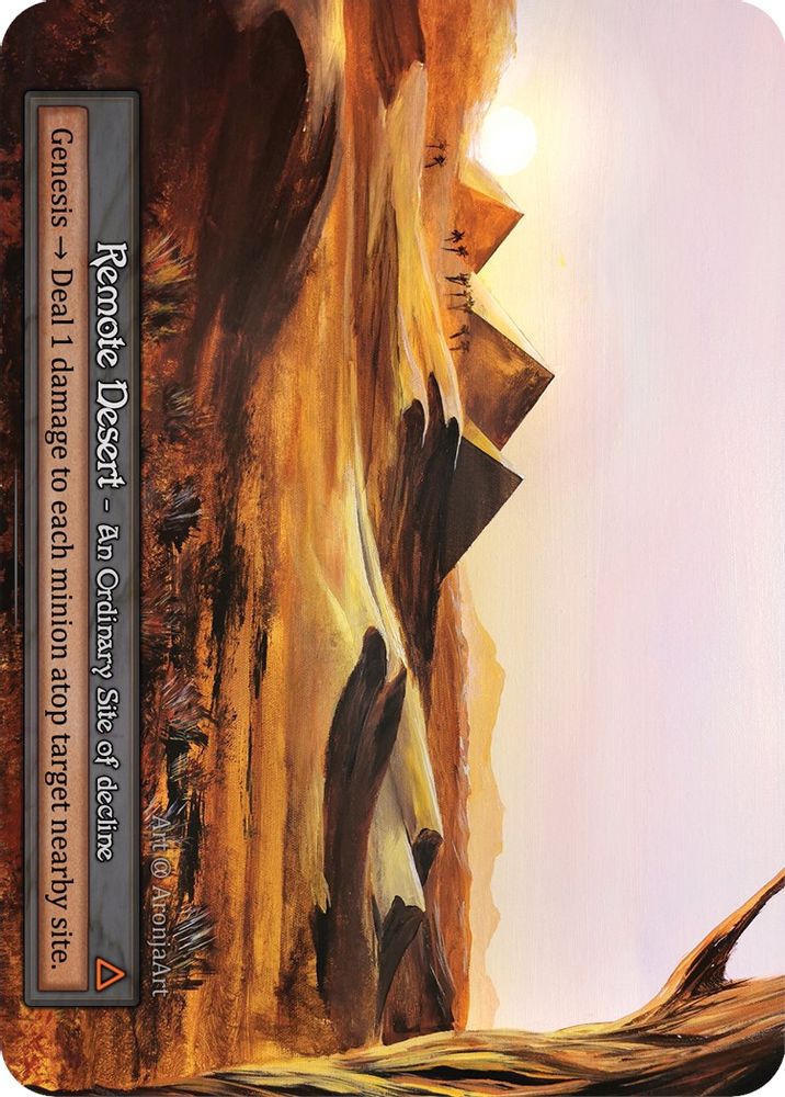 Remote Desert (Preconstructed Deck), Standard, front