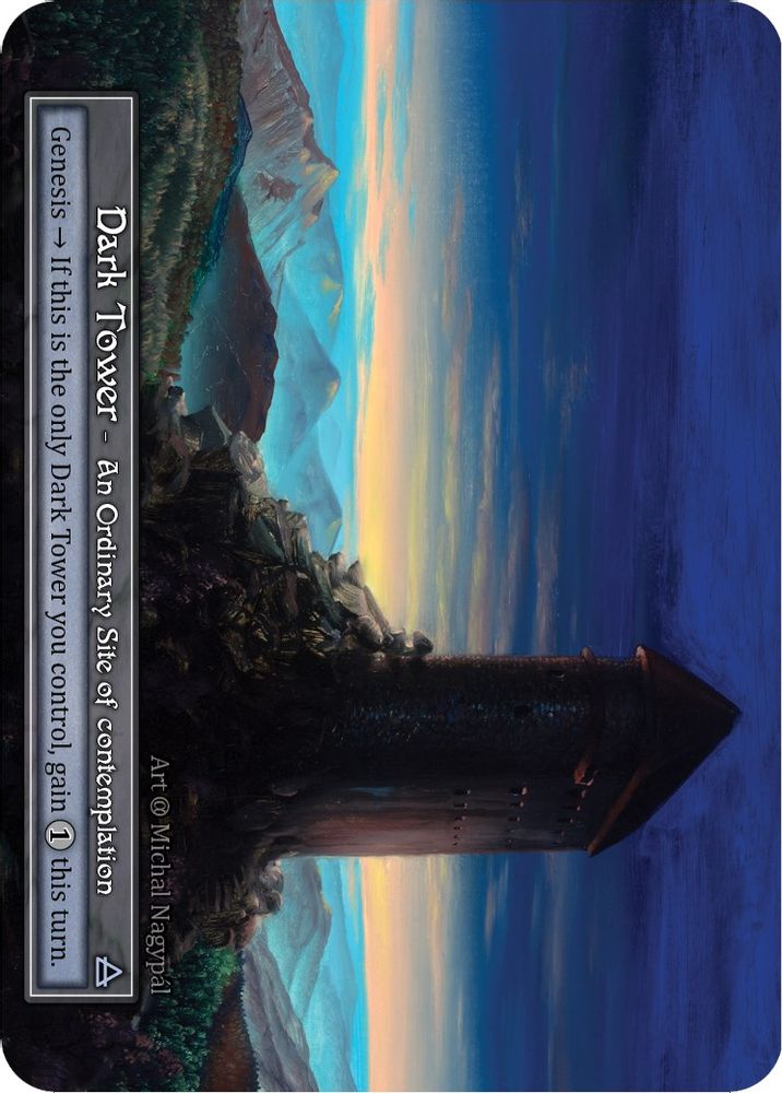 Dark Tower (Foil), Foil, front