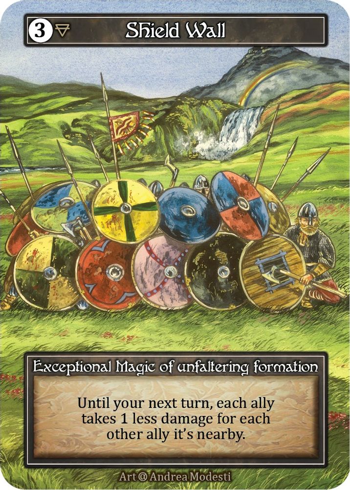 Shield Wall (Foil), Foil, front