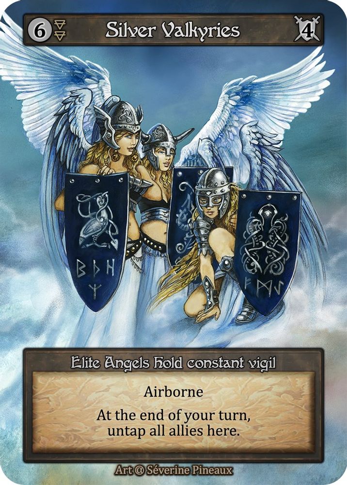 Silver Valkyries, Standard, front