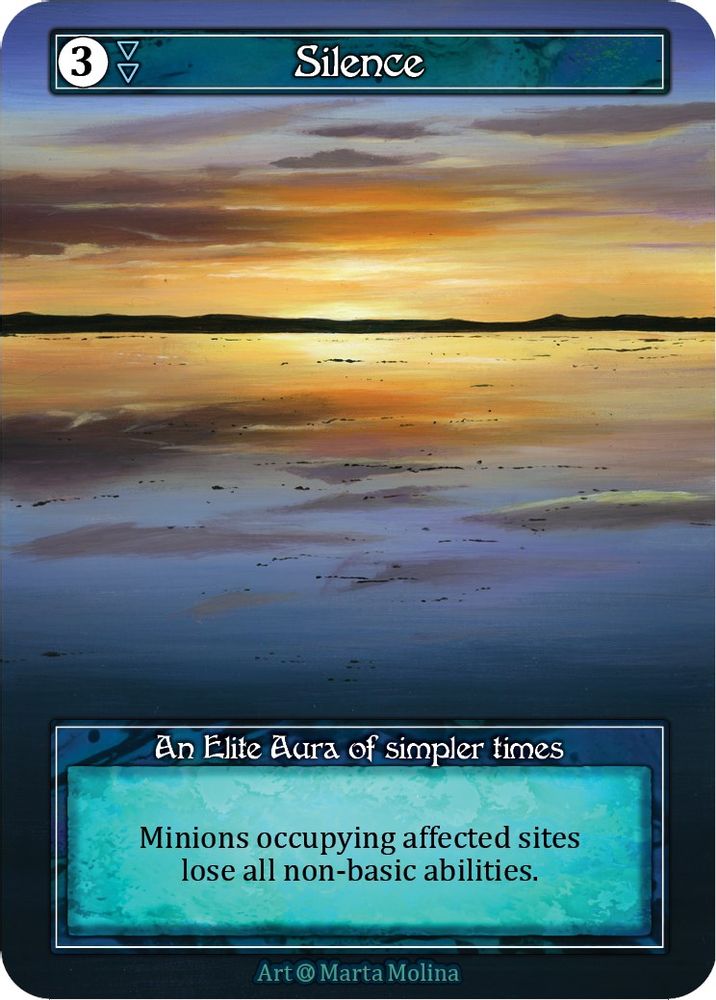 Silence (Foil), Foil, front