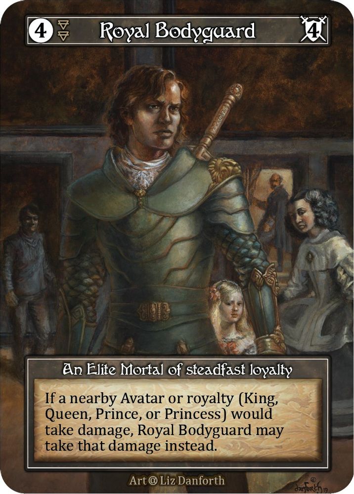 Royal Bodyguard (Foil), Foil, front