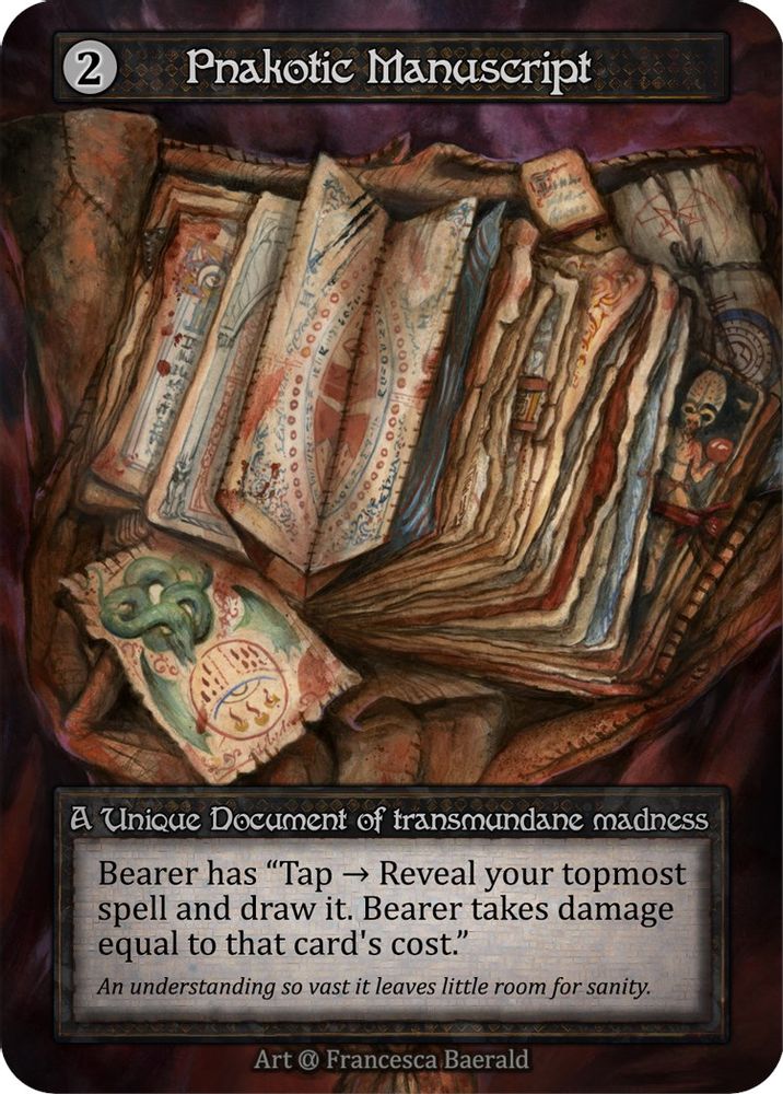 Pnakotic Manuscript, Standard, front