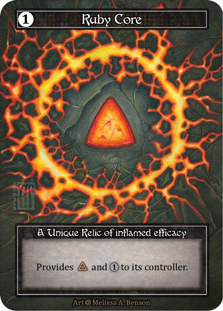 Ruby Core (Foil), Foil, front